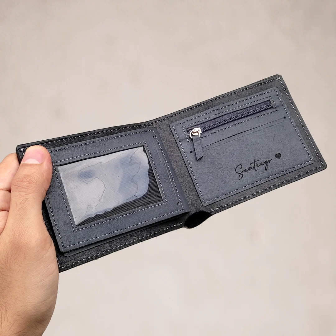 vincent personalizada cuero billetera 2