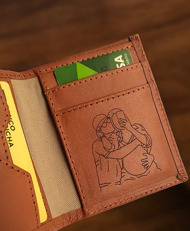 billetera de cuero original ecuador